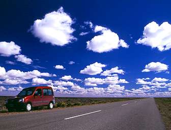 Unser Kangoo bei Fitz Roy