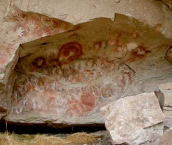 Felsmalereien in den Cuevas de las Manos