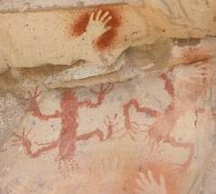 Felsmalereien in den Cuevas de las Manos