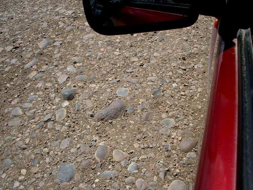 Straßenbelag an der Ruta 40