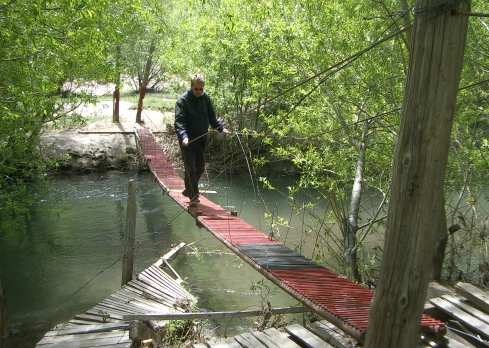 Michael auf der Brücke