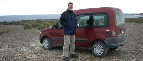 Kangoo am Golfo Nuevo