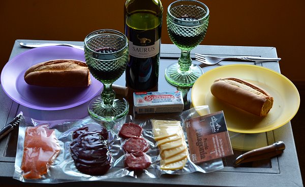 Selbst gekauftes Abendessen