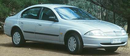 Ford Falcon an den Wannon Falls