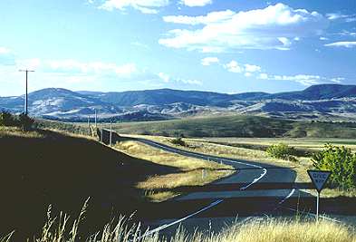 Landschaft bei Corryong