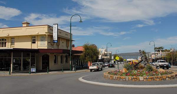 Blick über die York Street