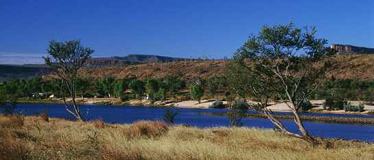 Dauercamper am Pentecost River