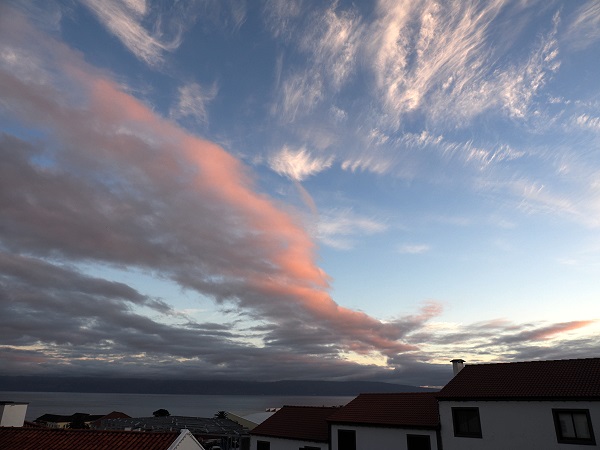 Abendhimmel in Velas