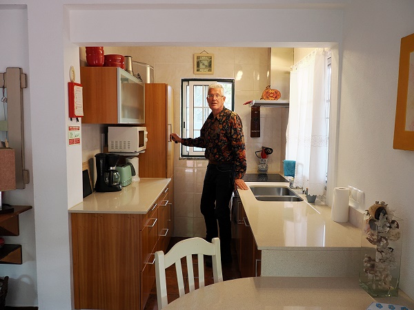 Michael in der Küche