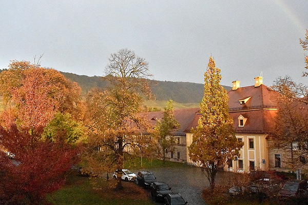 Blick aus unserem Zimmer