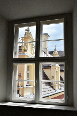 Blick aus dem Fenster