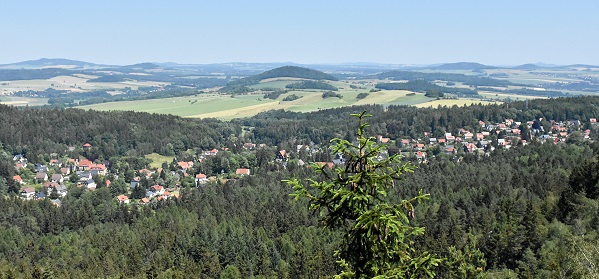 Blick über Jonsdorf