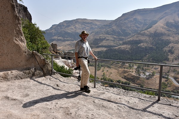 Michael am Geländer