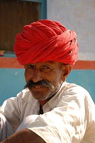 Mann mit Turban