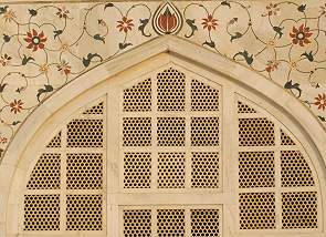 Verzierung am Taj