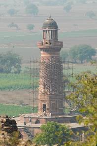 Turm wird restauriert