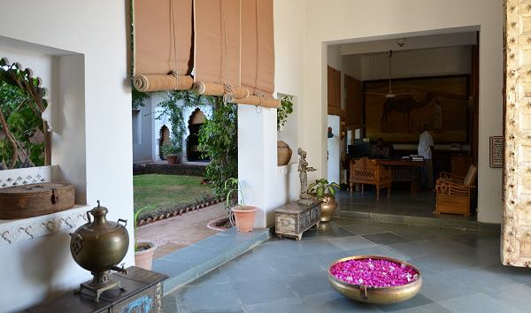 Rezeption und Eingang