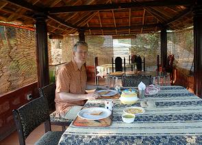 Michael beim Frühstück