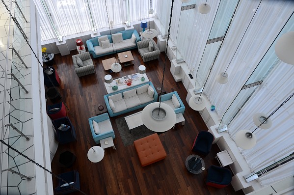 Lobby von oben