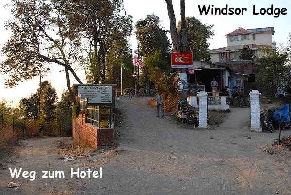 Die beiden Zufahrten