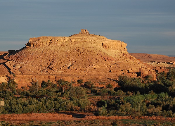Ksar im Sonnenuntergang
