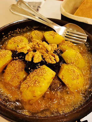 Tajine mit Lamm und Quitten