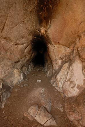 Im Inneren der Höhle