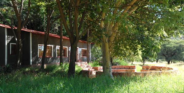 Der Frühstücksraum von aussen