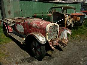 Autowrak Stilleben bei Horopito Motors