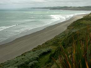 Strand bei Raglan