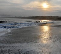 Sonnenuntergang am Strand