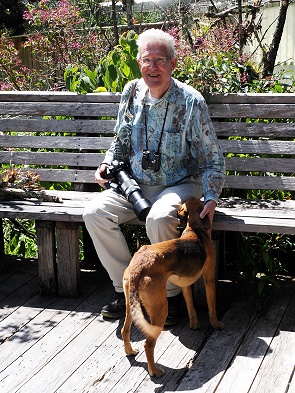 Michael mit Haushund