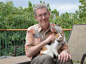 Michael mit Hauskatze