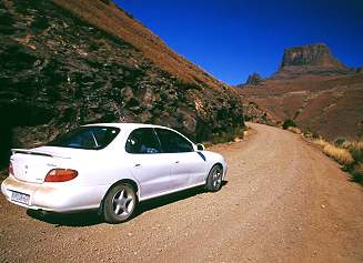 Wir auf dem Weg zum Sentinel Car Park
