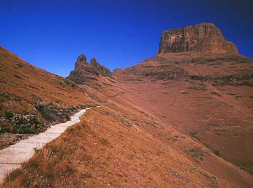 Anfang des Wanderwegs zum Sentinel