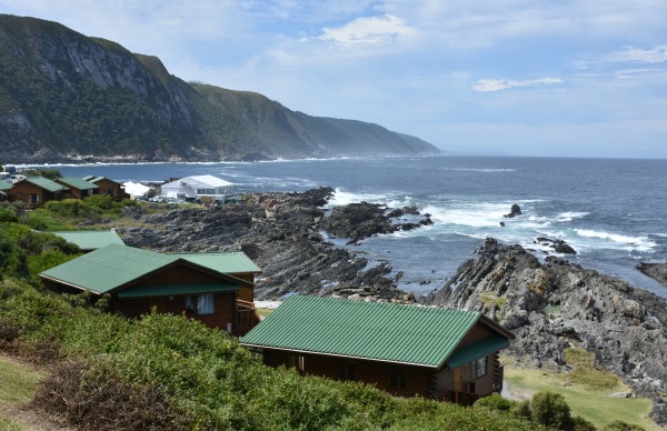 Chalets und Restaurantzelt