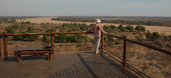 Schöne Aussicht im Oktober