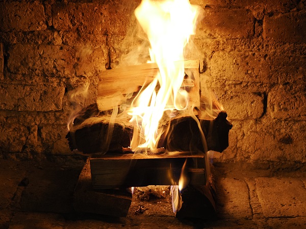 Feuer im Kamin