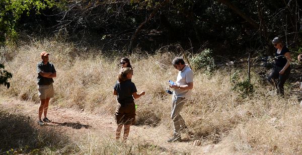 In der Natur mit Becky