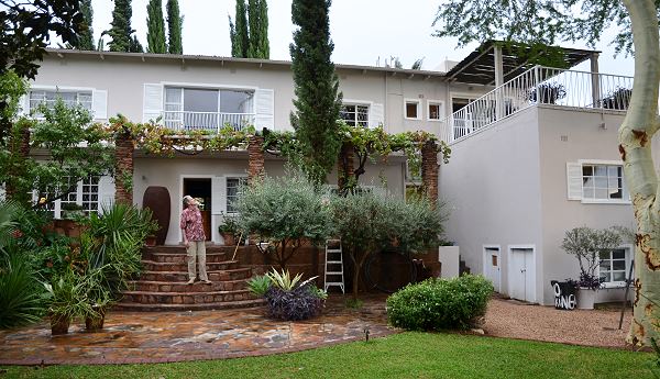 Blick vom Garten aus