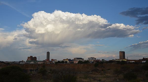 Blick auf Kimberley und das Big Hole