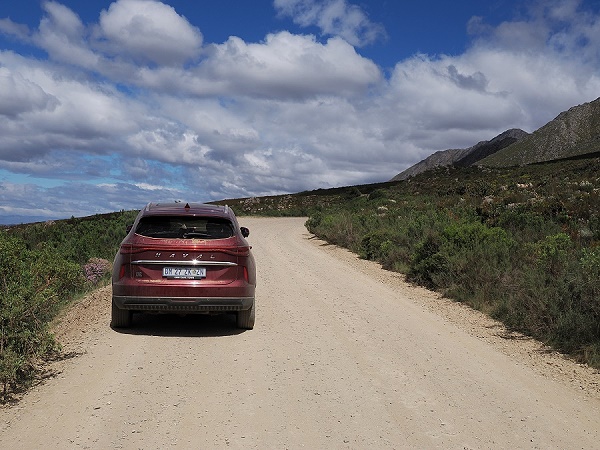Unser Auto am Swartbergpass