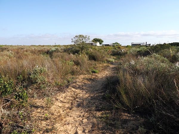 Wanderweg und Camp