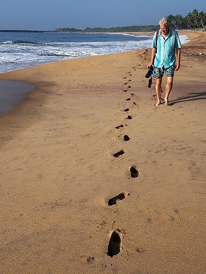 Spuren im Sand